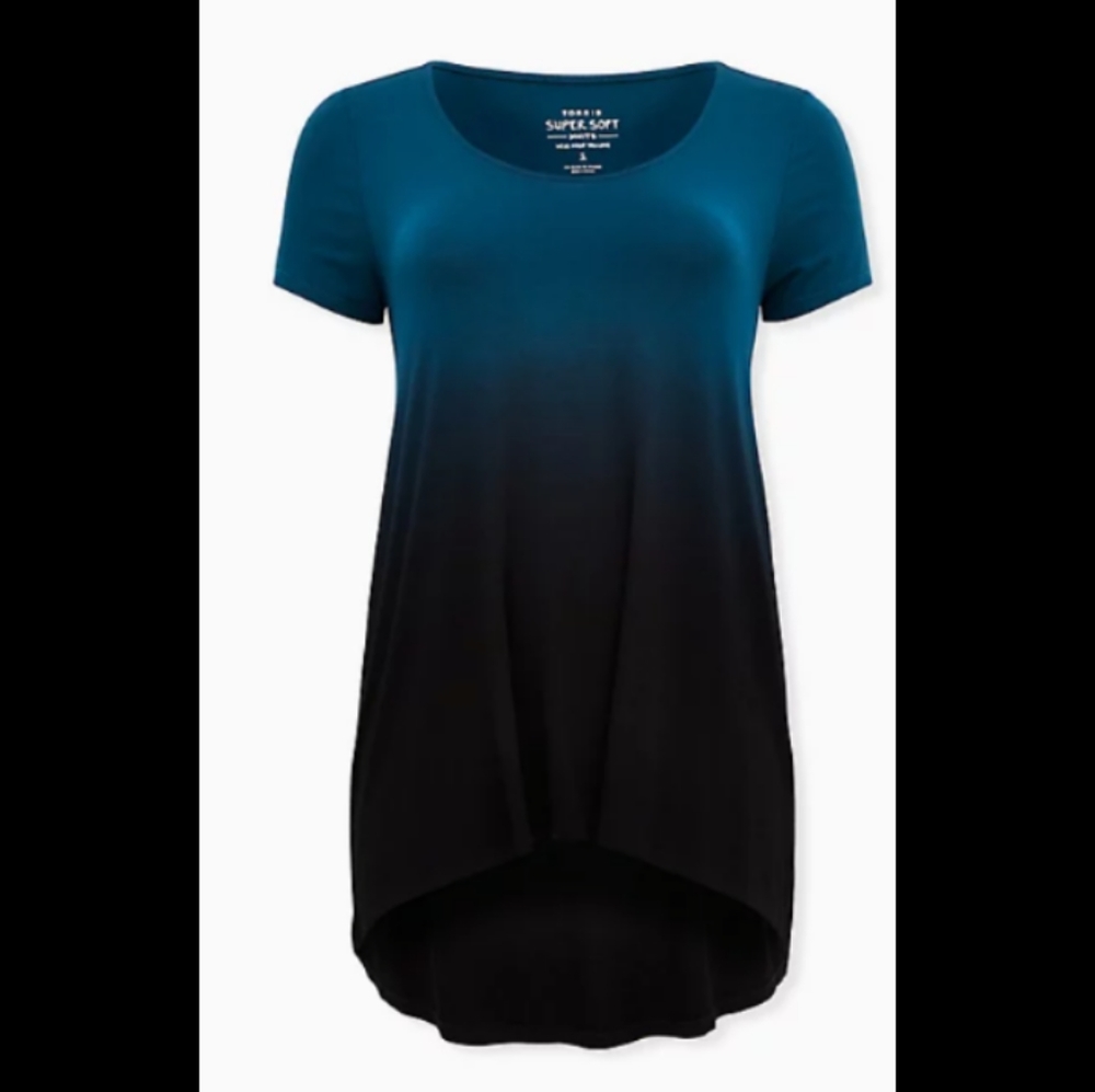 Torrid Dip-Dye Hi-Lo Tunic
